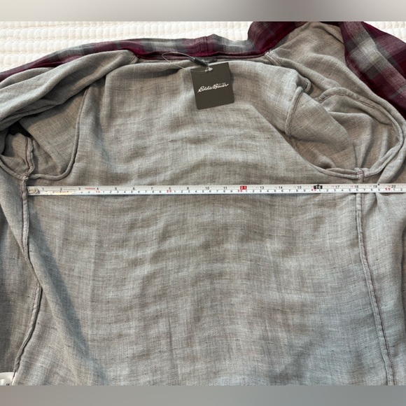 NWT Eddie Bauer Flannel Wrap Cardigan Size Small - Picture 5 of 8